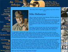 Tablet Screenshot of mikeballantyne.ca